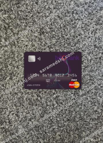 Belgium Beobank master card photolook front